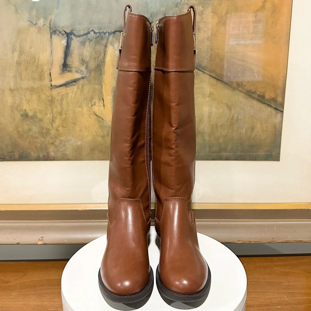 🌸TOMMY HILFIGER🌸 Shyenne Boots In Brown Size: 5.5